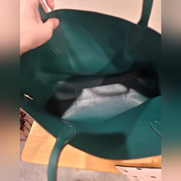 - Kate Spade Pink and Green Tote with Tropical Design - Picture 3 of 14